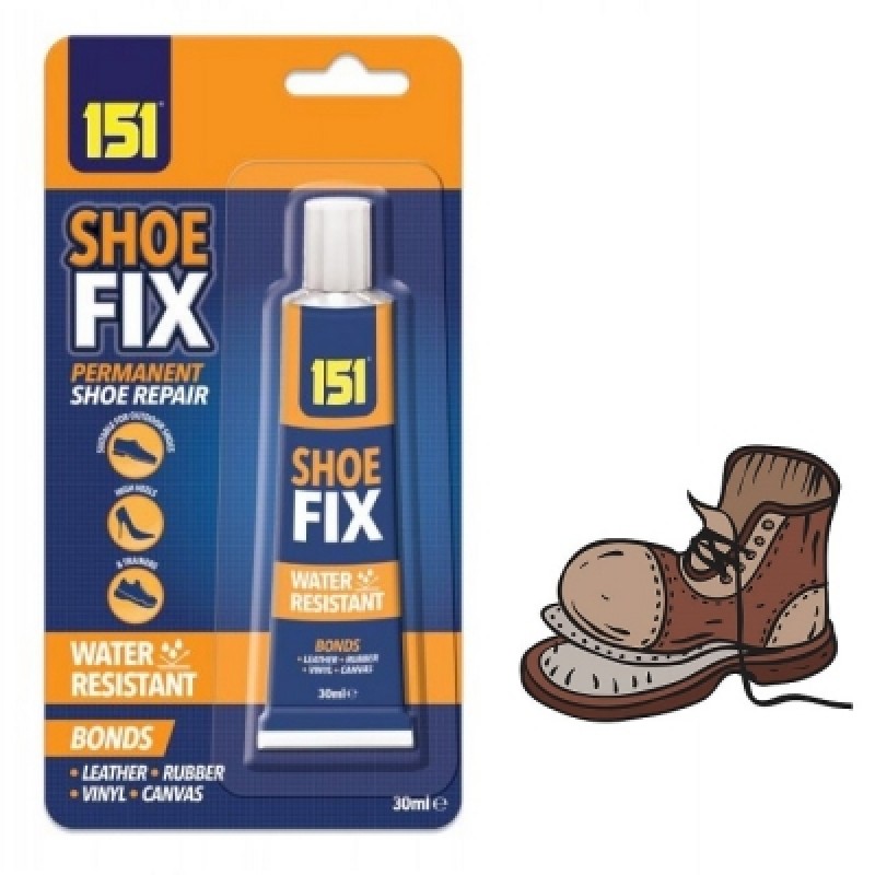 151 Shoe Fix Repair Glue 30g Adhesive 1511166 Sealants and Tools Direct