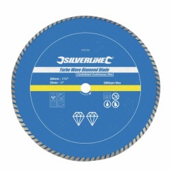 Silverline Turbo Wave Diamond Stone Grinder Blade Disc 12 inch 675104