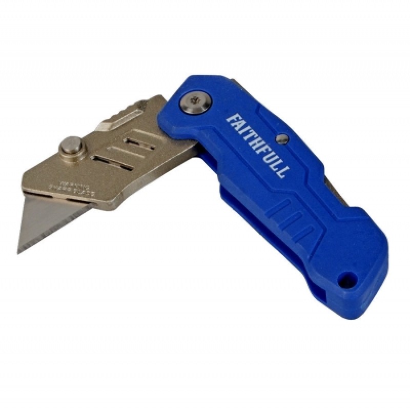 Faithfull FAITKLBN Folding Lock Back Utility Knife Sealants and Tools
