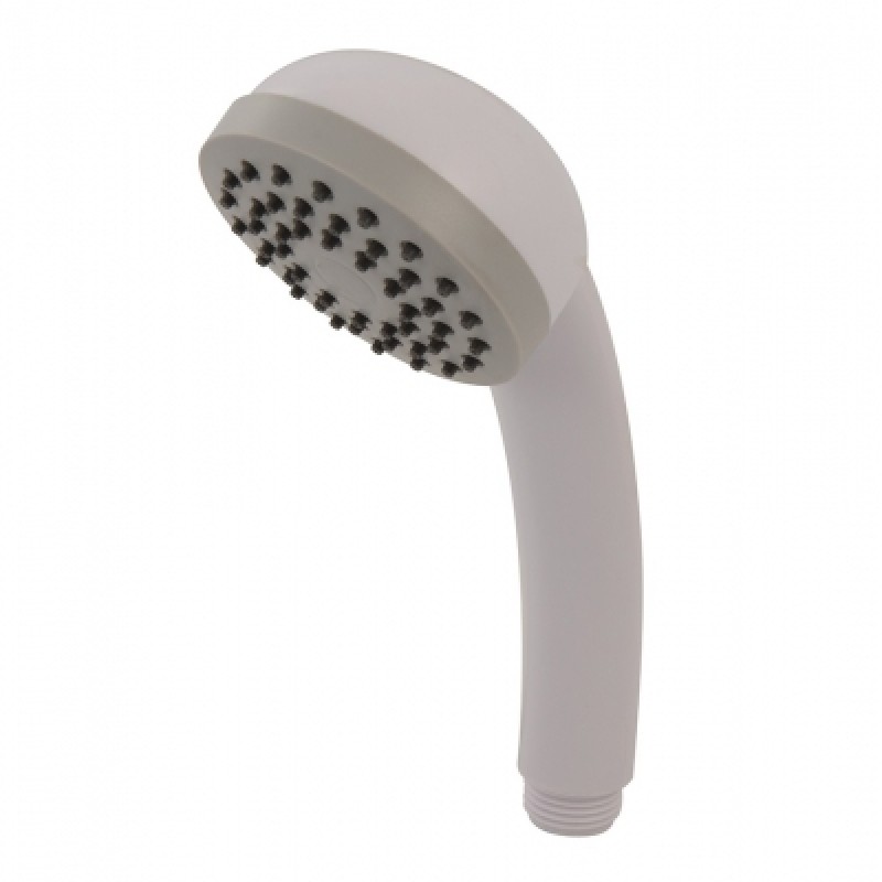Plumbob White Shower Head Single Spray Pattern 958426 Sealants and