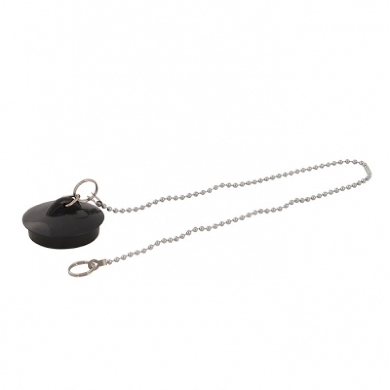 Plumbob Sink Basin Plug and Chain 44mm 489221 Sealants and Tools Direct