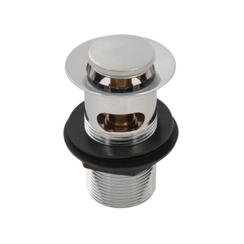 Plumbob Sprung Chrome Plug Basin Waste Slotted 804020 Sealants and