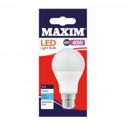 Maxim LED Bayonet Low Energy Light Bulb 6w = 40w GLS Day Light