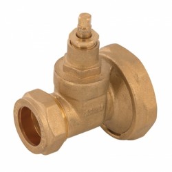 Plumbob Brass Central Heating Pump Gate Valve 22mm 1 1/2 inch 650131