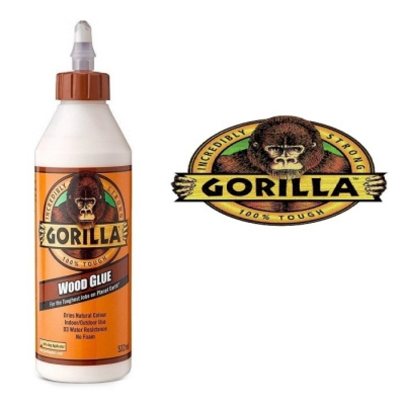 Gorilla PVA Wood Glue 236ml D3 Water Resistance 5044801 Sealants and