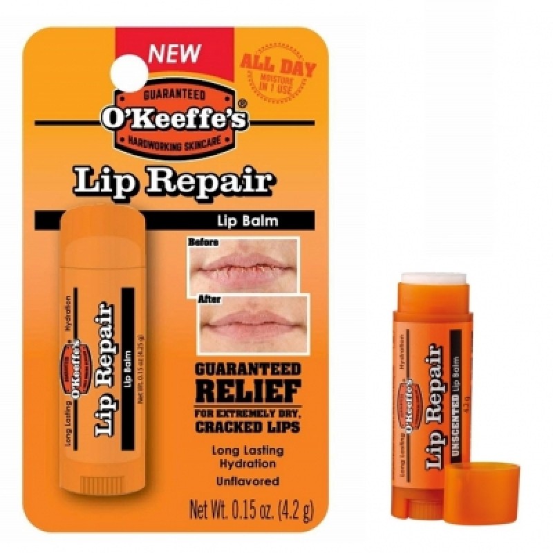 OKeeffes Lip Repair & Protection Lip Balm Unscented 7544000 Sealants