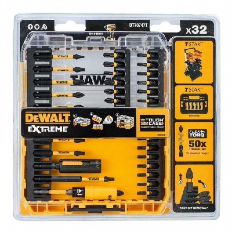 Dewalt DT70747T Extreme Flextorq Impact Driver Torsion Screw Bit Set