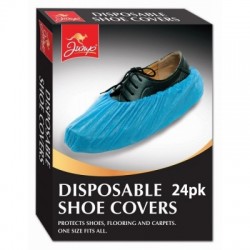 Disposable Shoe Covers 100Pk One Size Ppe Safety & Workwear Silverline 409778 