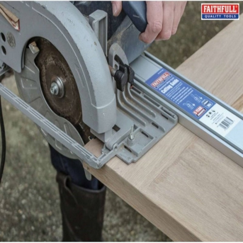 Faithfull FAIWTCG50 1250mm Cutting Guide Rail Clamping Straight Edge