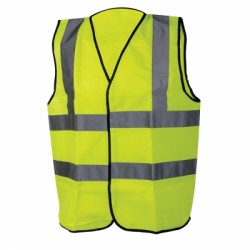 Silverline Hi-Vis Work Vest Waistcoat XL - Extra Large 633561