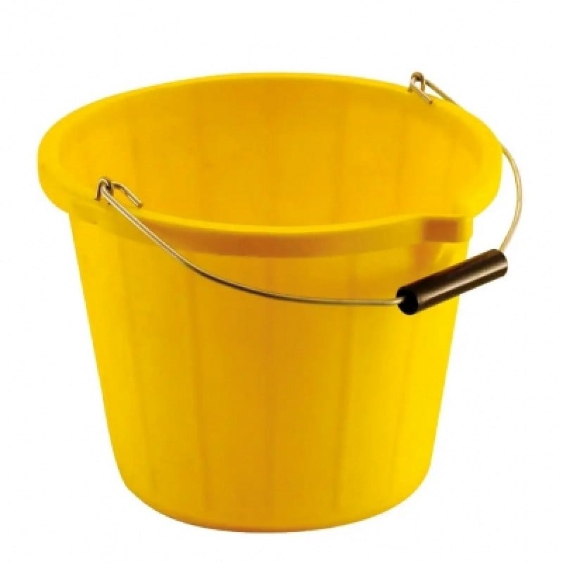 Prodec Heavy Duty Yellow Builders Bucket YB 14 Litre Sealants and