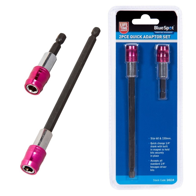 Blue Spot Short & Long Screwdriver Bit Holder 14114 Sealants