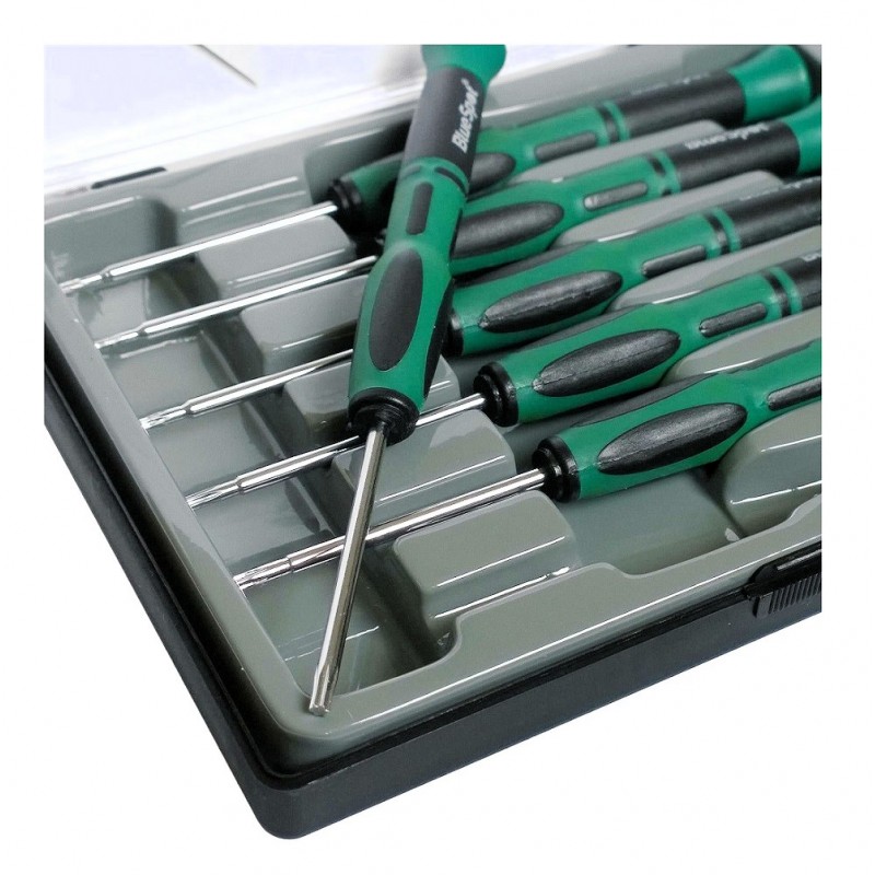 Blue Spot Precision Small Torx Screwdriver Set T5 T6 T7 T8 T9 T10 12620