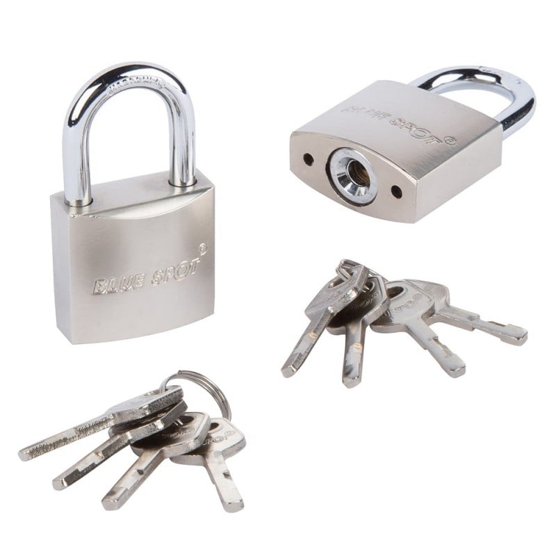 Blue Spot Same Key Keyed Alike 30mm Padlock 70967 2pk Sealants and
