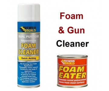 Expanding Foam Gun and Surface Cleaners