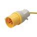 Defender LED Festoon 110V Electric String Site Lights 50m E89818