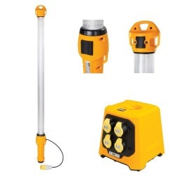 Defender LED V3 4ft Vertical Up light Site Work Light 110v E7126585