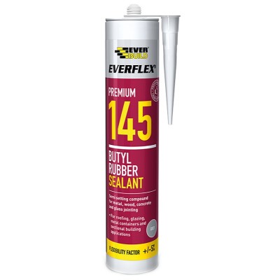 Everbuild 145 Butyl Rubber Sealant C3 Grey 145GY