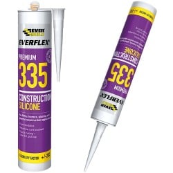 Everbuild 335 Everflex Construction LM Coloured Silicone Sealant