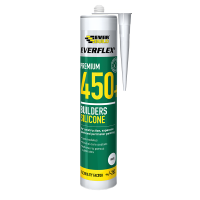 Everbuild 450 Premium LM Coloured Builders Silicone Sealant 7 Colours