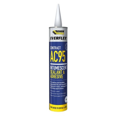 Everbuild AC95 Intumescent Acoustic Sealant Adhesive 900ml 486163 AC95900