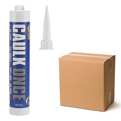 Everbuild Decorators Caulk Once White C4 380ml CLKONCEWE4 Box of 12 