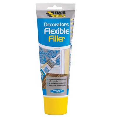 Everbuild Decorators Flexible Filler Easi Squeeze Tube 200ml EASIFLEX