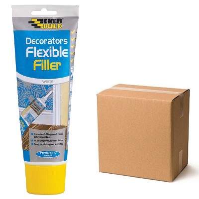 Everbuild Decorators Flexible Filler Easi Squeeze Tube Box 12