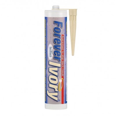 Everbuild Forever Ivory Bathroom and Kitchen Silicone Sealant FOREVERIV 