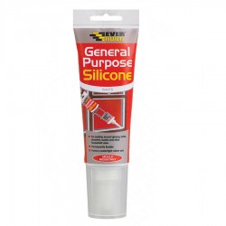 Everbuild General Purpose Silicone Sealant Easi squeeze 80ml Clear