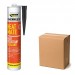 Everbuild Heatmate Heat Resistant Silicone Sealant Box of 12 - Black Red
