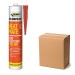 Everbuild Heatmate Heat Resistant Silicone Sealant Box of 12 - Black Red