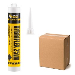 Everbuild Tecnic Hybriflex 25LM Construction Sealant Box of 25 White 