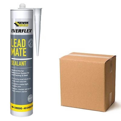 Everbuild Lead Mate Sealant Leadmate Box of 25 Grey