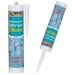 Everbuild Showerproof Silicone Sealant White or Clear Box of 12