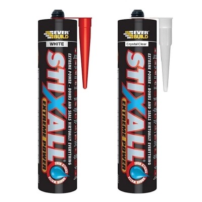 Everbuild Sika Stixall Colour Hybrid Sealant Adhesive C3 290ml Cartridge