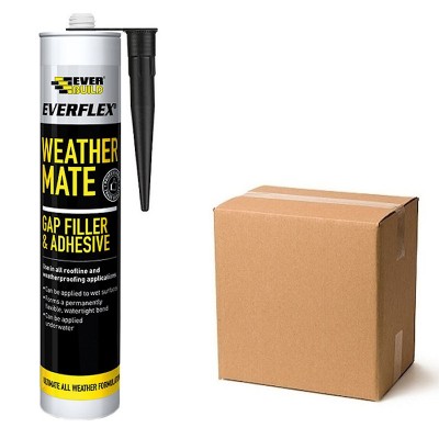 Everbuild All Weather Mate Sealant Adhesive WeatherMate Box of 25