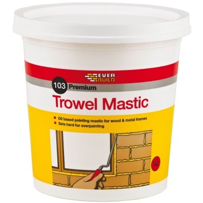 Everbuild 103 Oil Based Trowel Mastic STONE 3kg or 6kg