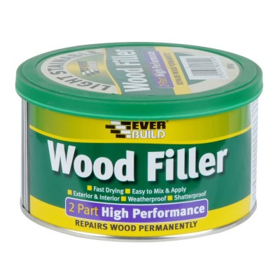 Everbuild 2 Part Coloured Wood Filler 500g 7 Colours