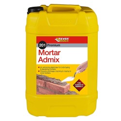 Everbuild 201 Mortar Admix Plasticiser 25 Litre ADM25L Admixture 