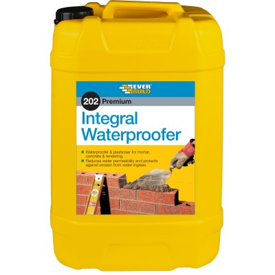 Everbuild 202 - 25 Litre Integral Liquid Waterproofer Additive ILWA25