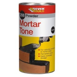 Everbuild 208 Powder Mortar Tone Colouring 1Kg Black Brown Buff Marigold Red