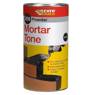 Everbuild 208 Powder Mortar Tone Colouring 1Kg Black Brown Buff Marigold Red