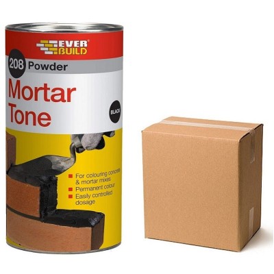 Everbuild 208 - 24 x 1kg Powder Mortar Tone Colouring Bulk Deal