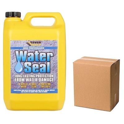 Everbuild 402 Water Seal Water Repellent 5 Litre WAT5 Box of 4