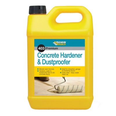 Everbuild 403 Concrete Hardener Dustproofer 5 Litre CHD5L