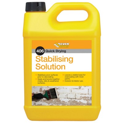 Everbuild 406 Stabilising Solution Treatment 5 litre STAB5