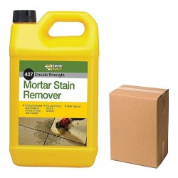Everbuild 407 Mortar Cement Stain Remover 5 litre Box of 4 MORSTAIN5