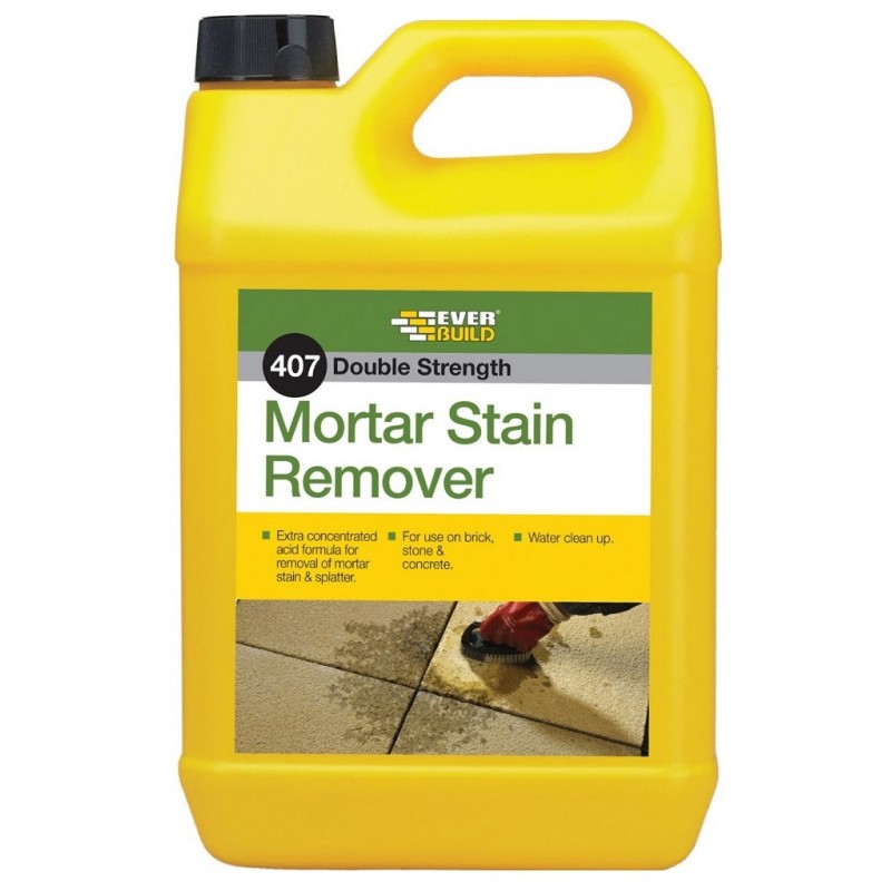 Everbuild 407 Mortar Cement Stain Remover 5 litre MORSTAIN5 Sealants