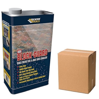 Everbuild 409 Block Guard Paving Sealer 5L BLOCKGUARD5 Box of 4